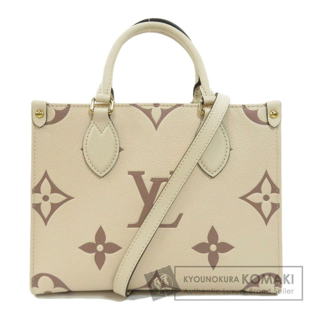 Louis Vuitton OnTheGo Bicolor Monogram Empreinte Handbag